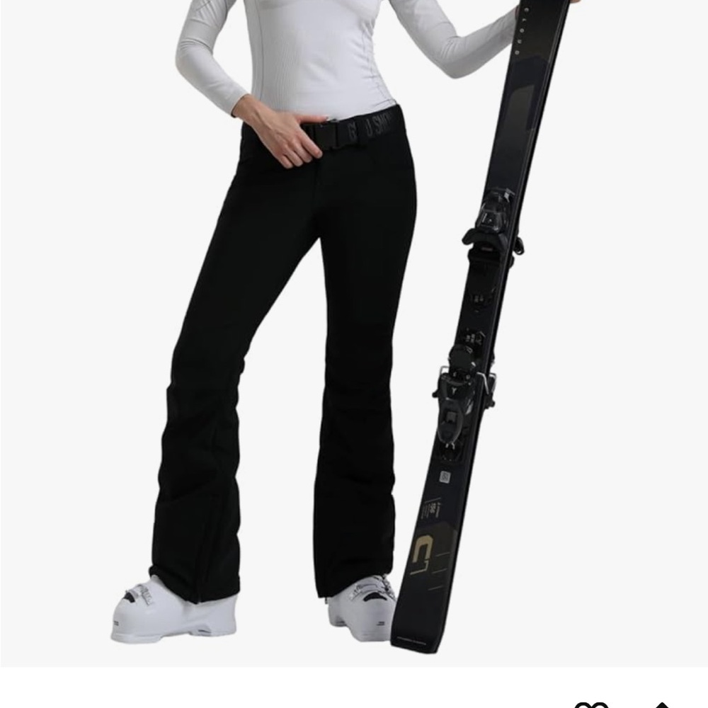 Snow Pants.  Worn one time. Med women’s.  Bootcut. Slim hips.